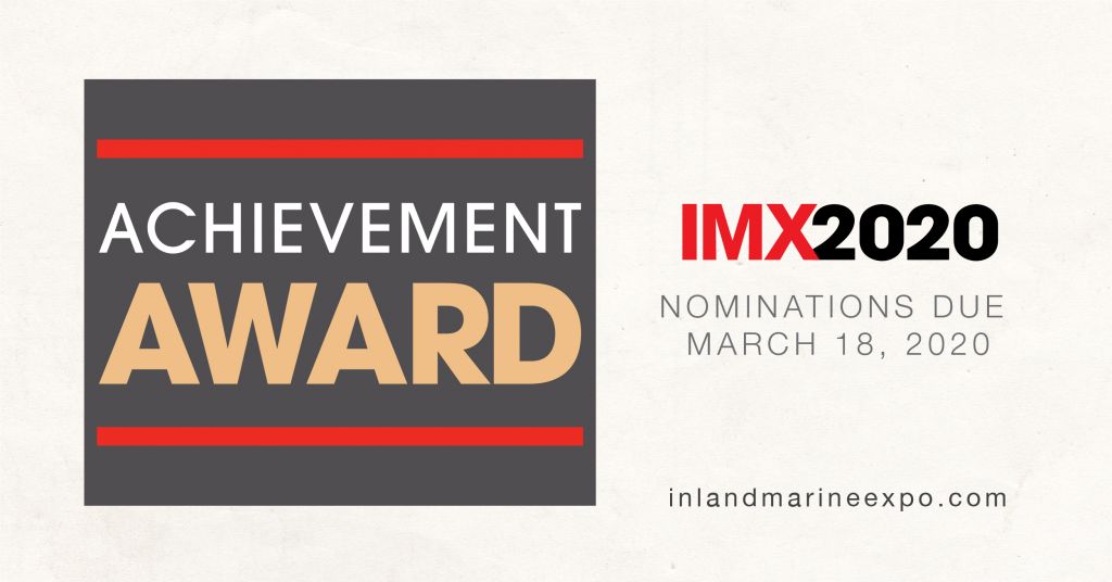 Imx 2020 Achievement Award Inland Marine Expo