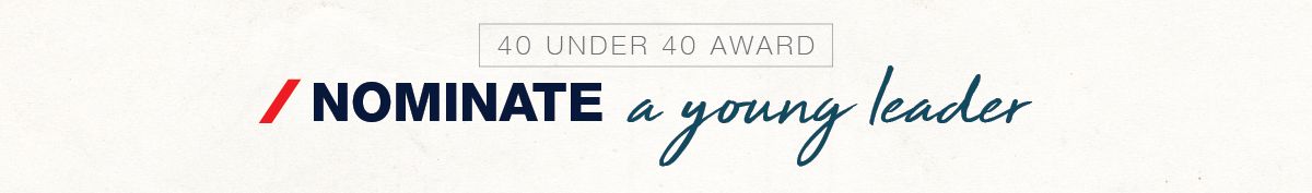 IMX2020_40Under40 Nominate a young leader for the IMX 40 Under 40 Award